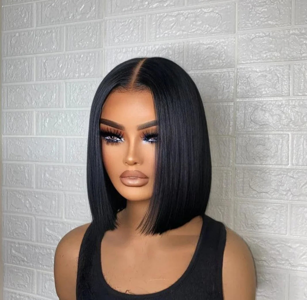 double drawn silky hair